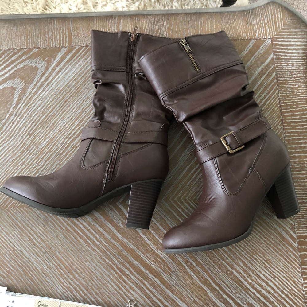 Etc! Rue 21 Brown Knee length Boot Size L(8-9)